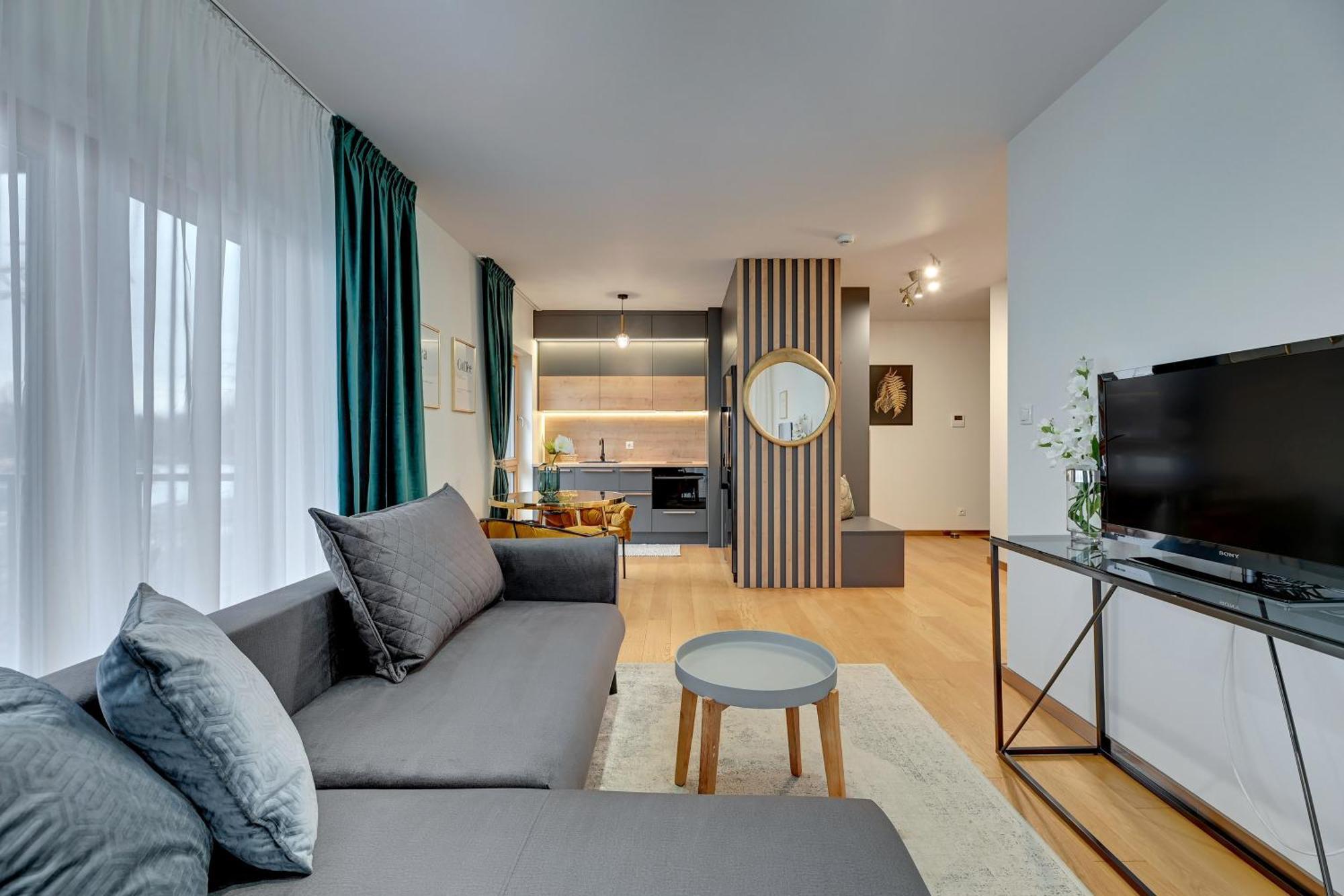 Nadmotlawie Riverside - Sauna, Gym & Parking By Downtown Apartments 格但斯克 外观 照片