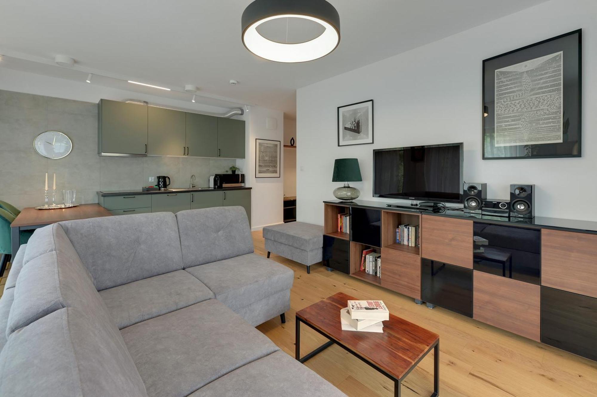 Nadmotlawie Riverside - Sauna, Gym & Parking By Downtown Apartments 格但斯克 外观 照片