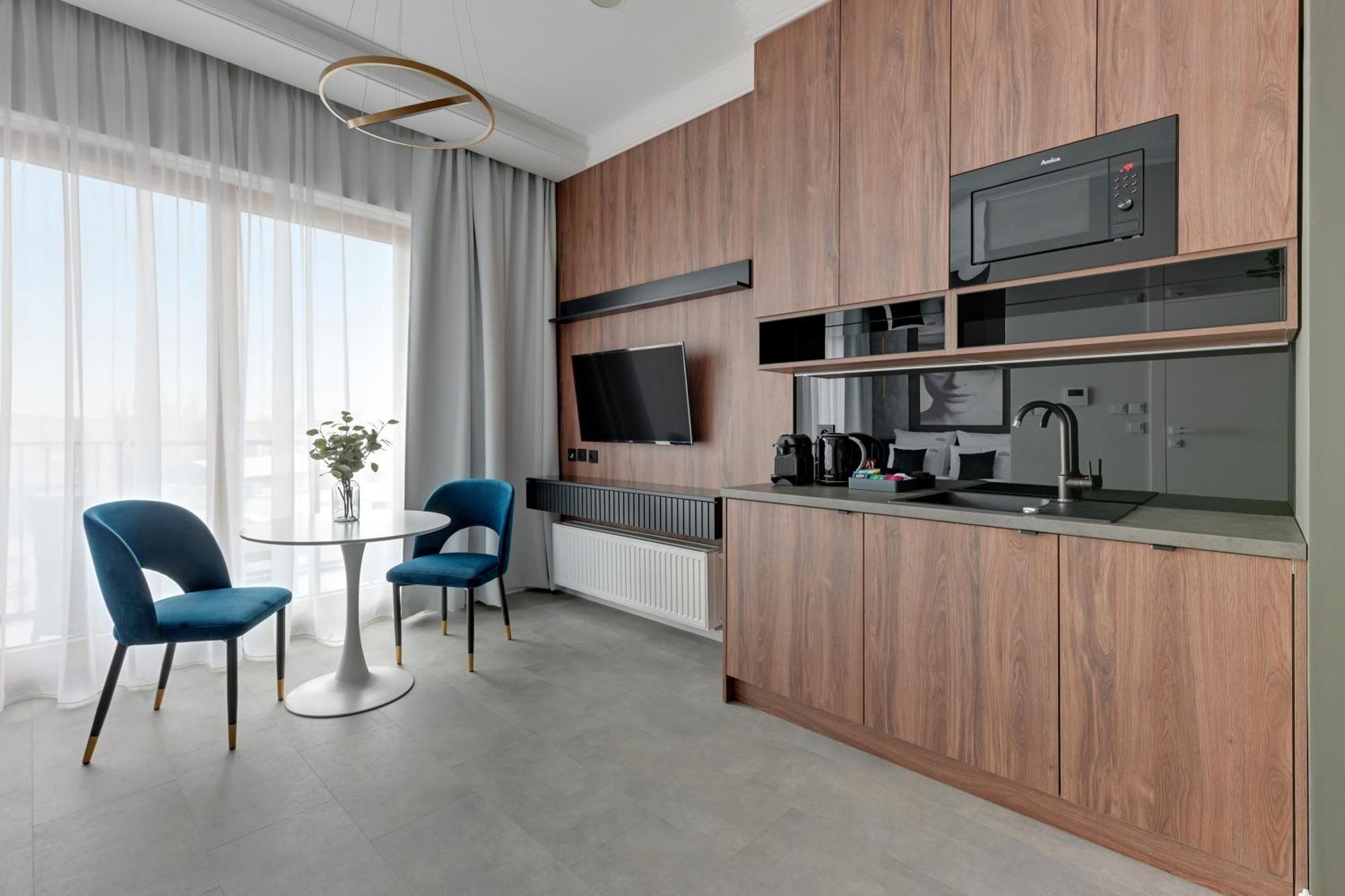 Nadmotlawie Riverside - Sauna, Gym & Parking By Downtown Apartments 格但斯克 客房 照片